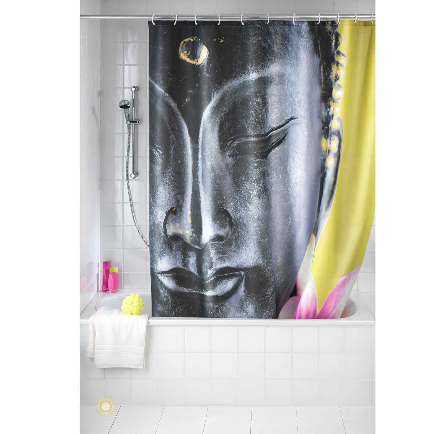 Buddha -duschvorhänge für badewannen