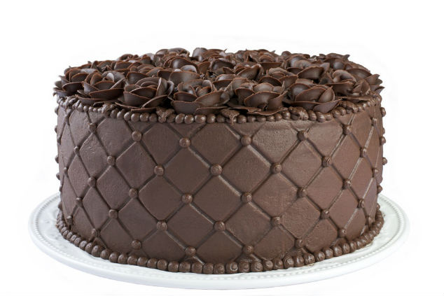 Dreifach-Schokoladen-Kuchen-tortendekoration