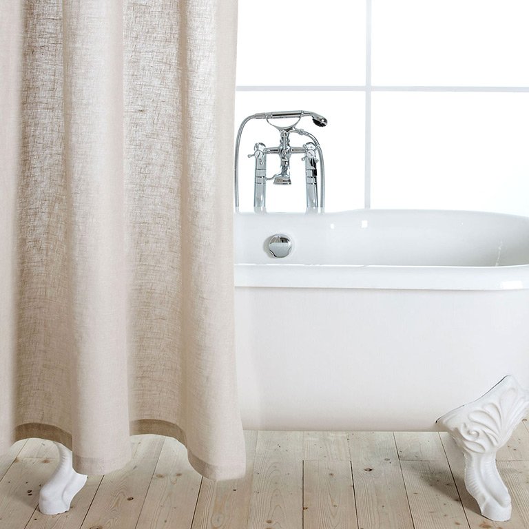 Grafische Muster in Pastell-duschvorhänge für badewannen