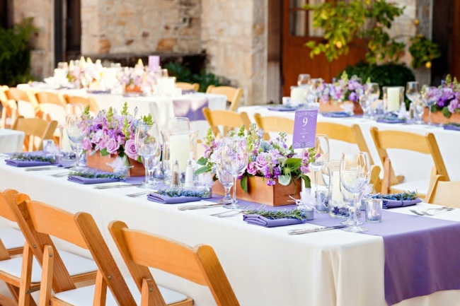 Ideen für Sommer Hochzeit Tischdeko