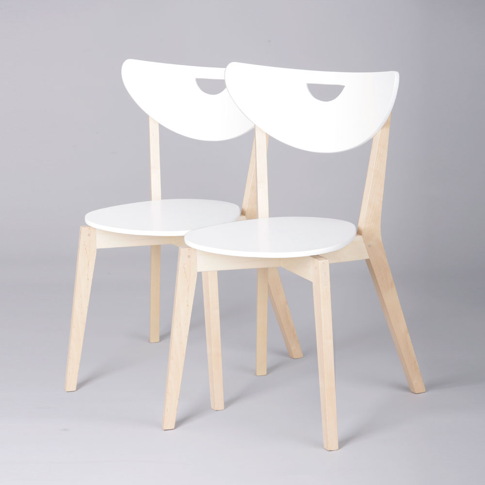 Moderne Stühle in Weiß-küchenstühle weiß