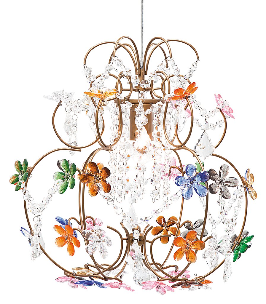 Opulente Hängeleuchte mit Blumenschmuck-Kare Design lampen