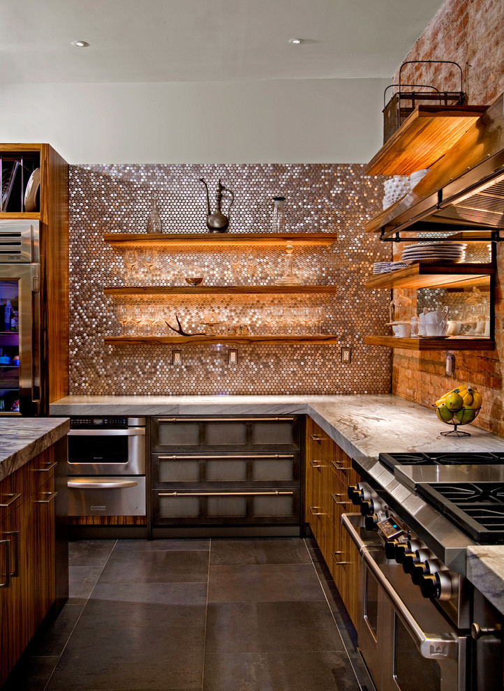 Regale für Küchen und Esszimmer aus Massivholz-küchenregale-design