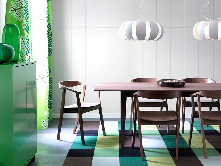Tisch und Stühle Stockholm Retro-Look -retro möbel