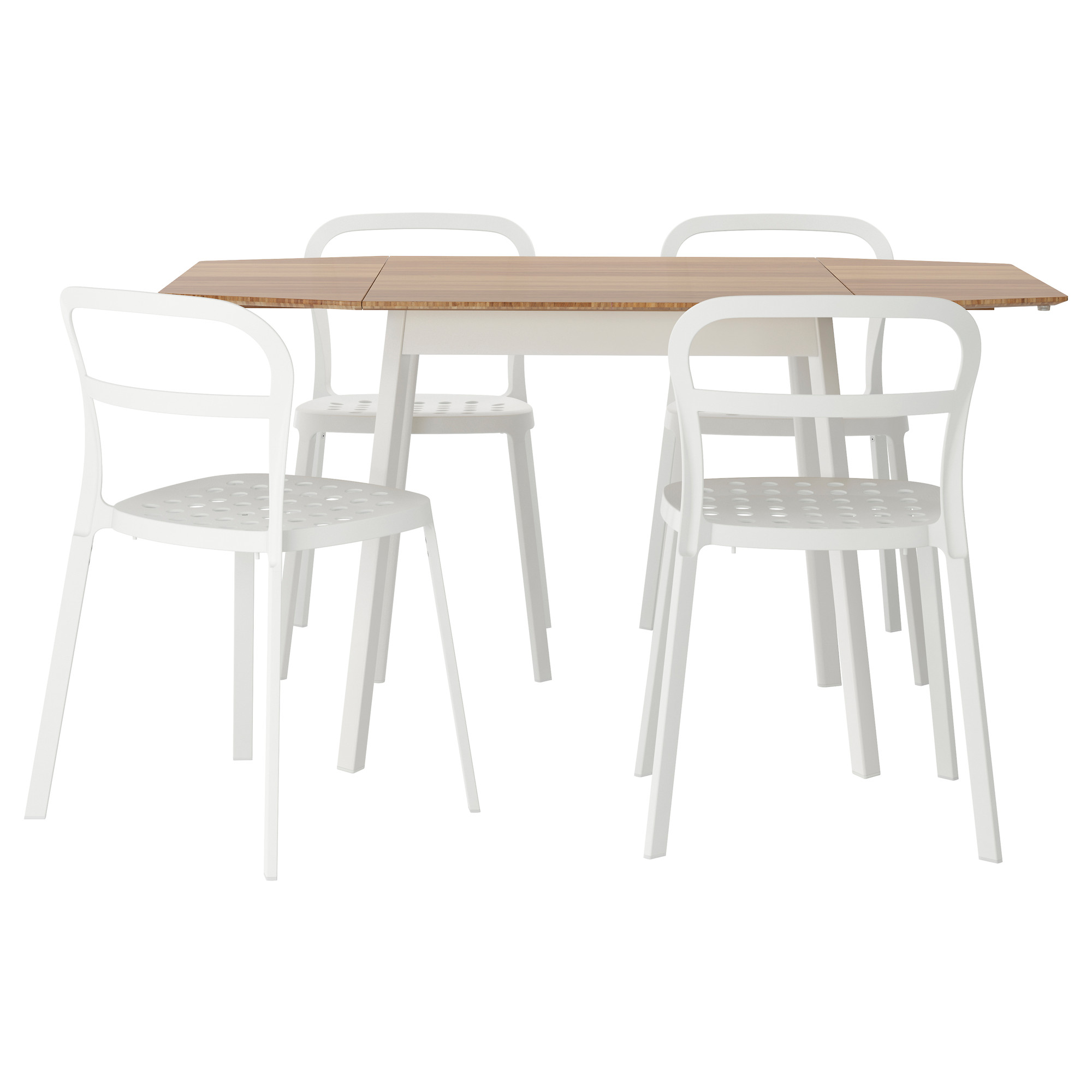 ikea- Tisch und Stühle -küchenstühle weiß