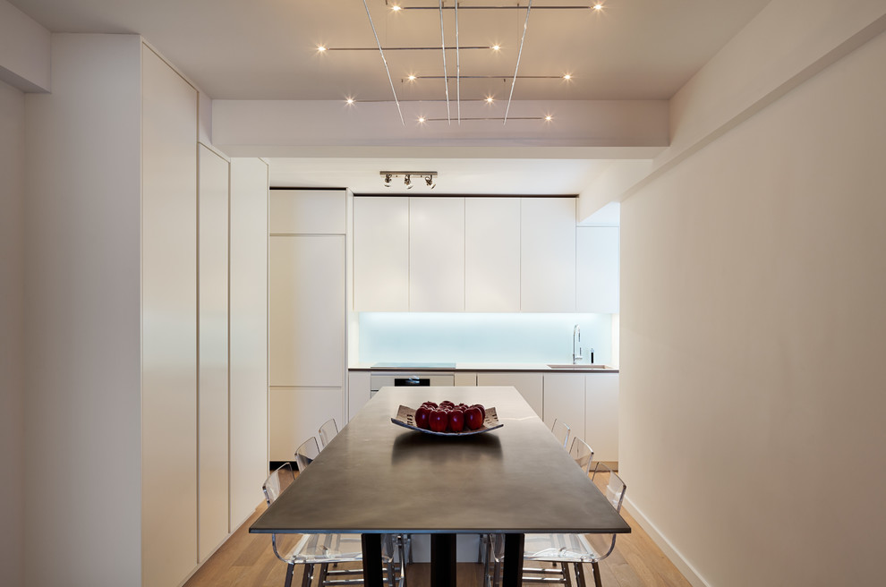 minimalistisch küche design weiss